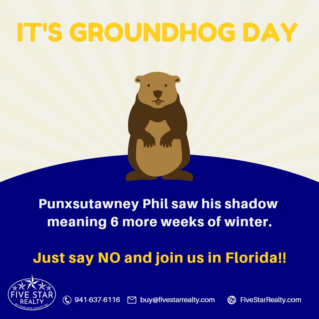 Graphic for 2023 Groundhog Day